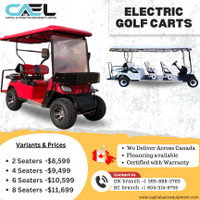 Brand New 2023 Electric GOLF CART  Off-Road 2,4,6,8 seaters