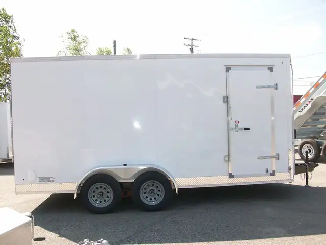 2025 Weberlane CARGO 7' X 16' V-NOSE 2 ESSIEUX 7'HT VTT MOTO TRA in Cargo & Utility Trailers in Laval / North Shore - Image 9