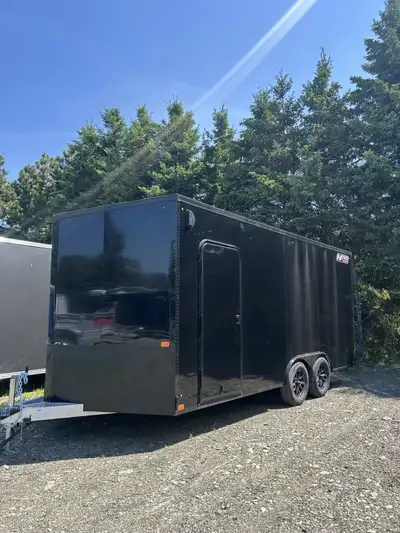 sell cargo trailer enclosed trailer remorque trailer fermé no- galvanize + also some utility galvani...