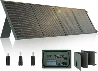 *BNIB!* 220 Watt 18 Volt Portable Solar Panel Waterproof... LOT#, View more