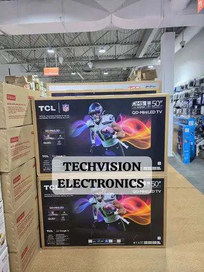 TCL 50" QD-MINI LED TV MODEL 50QM5K GOOGLE TV, View more