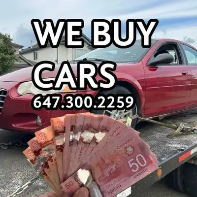 We buy all types of vehicles! Get cash for your car, truck, SUV, scrap car, junk car, damaged vehicl...