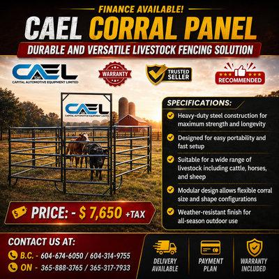Finance! CAEL Corral Panel Durable and Versatile Livestock Fencing Solution 7,650 The CAEL Corral Pa...