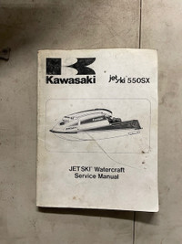 Sm295 Kawi JS550SX JS550 Jet Ski Watercraft Service Manual