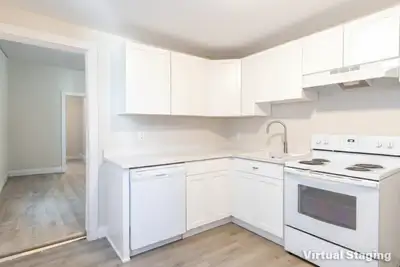 Newly renovated 2 bedroom with washer and dryer, dishwasher, fridge and stove and heat pump. Hardwoo...
