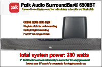 POLK 280W SURROUNDBAR 6500BT OPENBOX SYSTEM