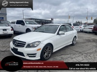 White 2014 Mercedes-Benz C300 For $6 ,970 plus HST and licensing. NOT CERTIFIED DUE TO AGE OR MILEAG... (image 2)