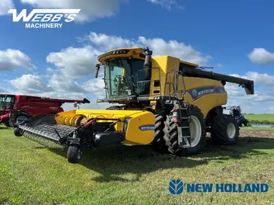 2022 NEW HOLLAND CR9.90 COMBINE 836/609 Hrs, 790CP, 580 Duals, 750 Rear Tires, Twin Pitch Rotor, Aut...