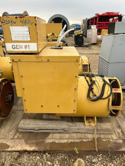 Visit www.globalpower.ca for larger photos and more details! kW: 320 Volts: 480 RPMs: 1800 320 KW Ca...