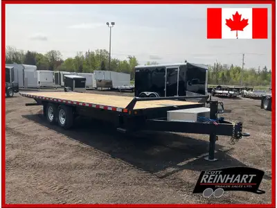2026 Canada Trailers 8.5x24 7 Ton Hydraulic Tilt Trailer 15,120LB GVWR, (2) 7000LB Axles with Easy L...