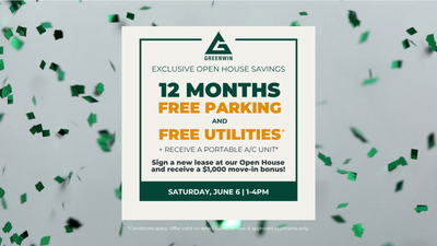 Building Features OPEN HOUSE: Saturday, June 6 & 20 | 1-4PM Get 12 Months Free Parking and Free Util...