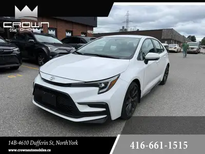 2025 TOYOTA CORLLA SE UPGRADE PACKAGE, NO ACCIDENT, CLEAN CARFAX, LOADED WITH SUNROOF, UPGRADE WHEEL...