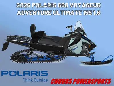 2026 Polaris 650 VOYAGEUR ADVENTURE ULTIMATE 155 1.6 ALL-IN PRICE JUST ADD THE TAXES! THE POLARIS AP...