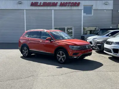 2018 VOLKSWAGEN TIGUAN HIGHLINE 4MOTION AWD, TURBOCHARGED INTERCOOLED 2.0L INLINE-4 AUTOMATIC ORANGE...