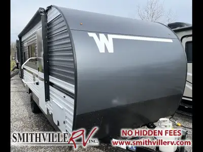All new modern Winnebago couples trailer! Features: Sleeps up to 6 - front queen bed, a couch and a...