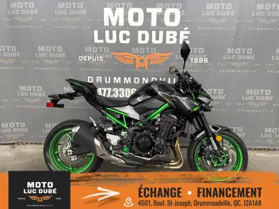 2023 Kawasaki Z900 ABS Kawasaki Z900 ABS 2023 SEULEMENT 2 631 KM FREINS ABS MOTO IMMATRICULÉE RÉGULI...