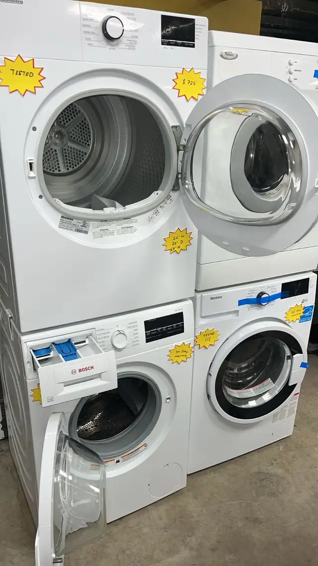 Bosch 24” Stackable Washer And Dryer Tested  30-Day Warranty in Washers & Dryers in Kitchener / Waterloo - Image 4