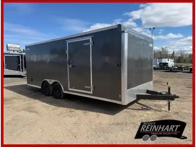 2026 Car Mate Trailers 8.5x20 Sportster Enclosed Car Trailer 7000LB GVWR, 2 3500LB Dexter Spring Axl...