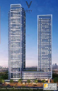 V City Condos in downtown Vaughan Metropolitan Centre(VMC)