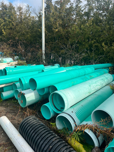 Sewer pipes and boss pipe, watermain pipe, culvert 
