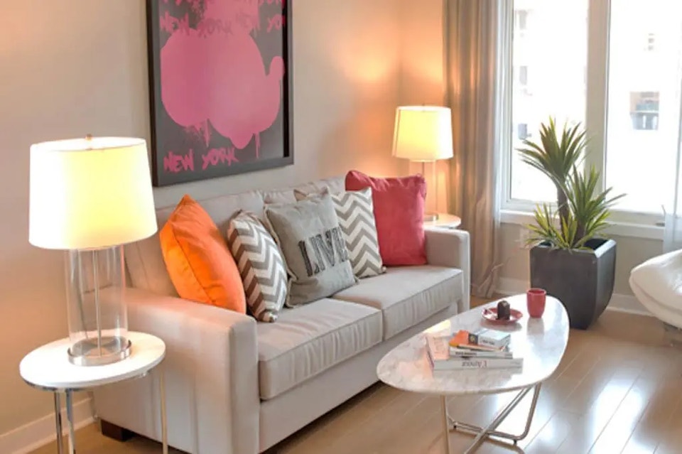 Spacious suites with in-suite laundry 5