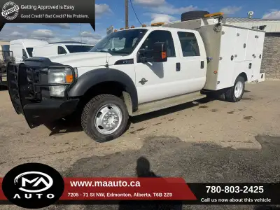 2015 FORD SUPER DUTY F-550 DRW xl crew cab 176 wb 4WD- service truck Engine: 6.7 L Odometer: 278,035...