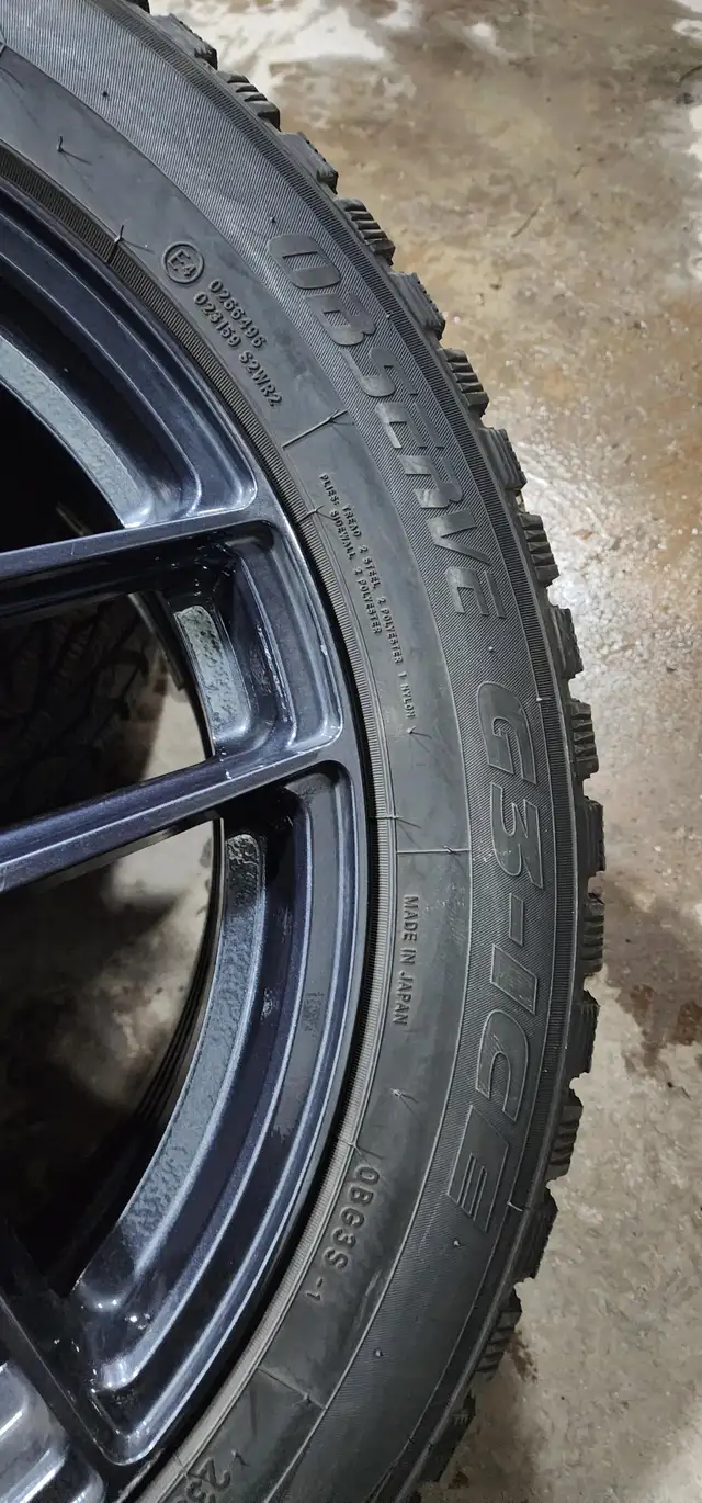 19inch Volvo XC90/XC60 Winter Tire Kit 235/55/19 Toyo G3-Ice in Tires & Rims in Markham / York Region - Image 9