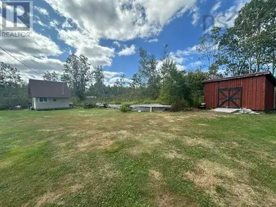 This adorable A-Frame style camp is wired, insulated and ready for your imagination. Pine boards lin...