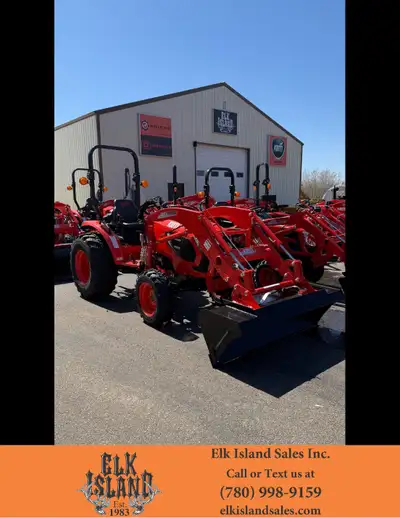 NEW KIOTI CK2620 HST TRACTOR WITH LOADER AND 66" QUICK ATTACH BUCKET Available with R4 Industrial Ti...