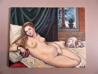 Original Painting Acrilic On Canvas, Contemporary Painter