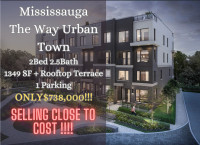 End Unit Townhouse The Way Urban Town For ONLY $738k!!!