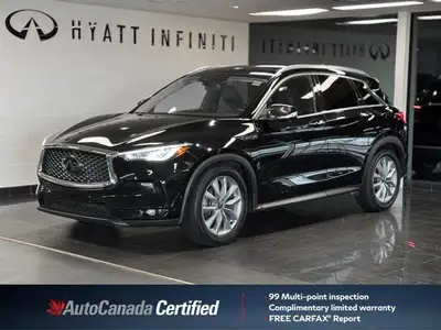 The 2021 INFINITI QX50 LUXE is a compelling compact luxury SUV that balances distinctive styling wit...