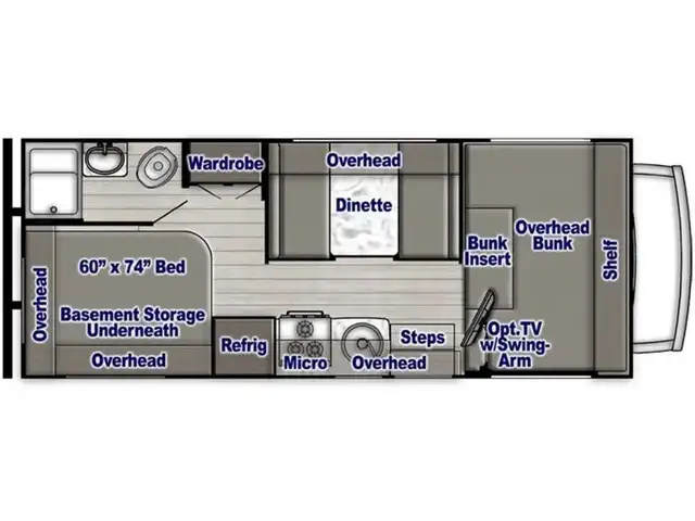 2022 Gulf Stream Conquest 6237 LE 2022 Classe C 24 pieds in RVs & Motorhomes in Laval / North Shore - Image 4