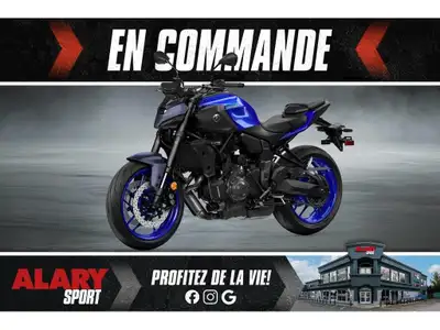 Alary Sport 2026 Yamaha MT-07 Yamaha MT-07 2026 Cette MOTOCYCLETTE YAMAHA MT-07 2026 est disponible...