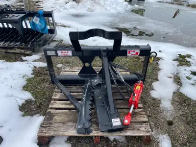 Welcome to Stoneage Equipment Selling this Easy Man tree Shear. SS (skid steer) and QA (quick attach...