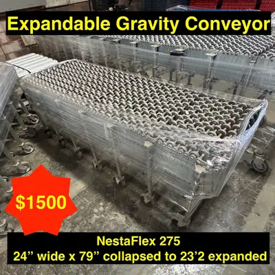 Used Expandable Conveyors - 24" wide x 79" to 23'2, View more