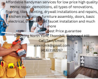 Affordable renovation  handyman services low price high quality