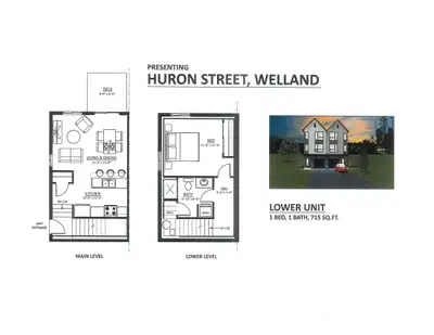 53 - 55 Huron Street - 55 Lower Townhome for Rent