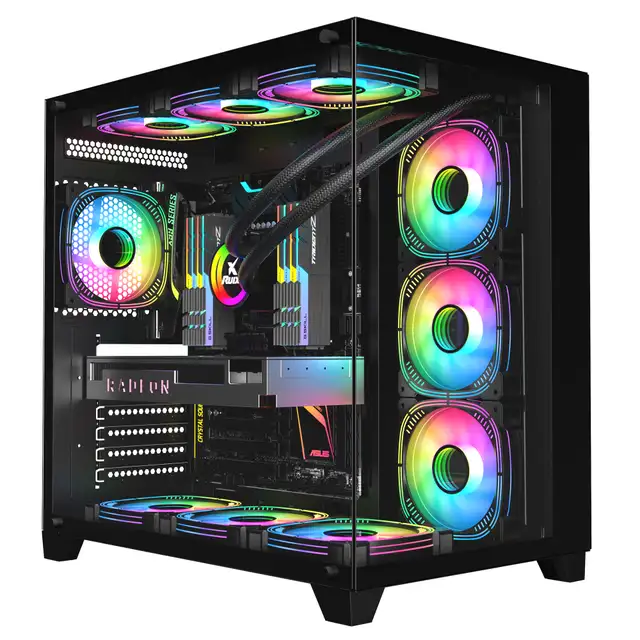 Sea View Promax Black ATX RGB Gaming PC Case – SV-PMX-BLK in Other in Edmonton - Image 6