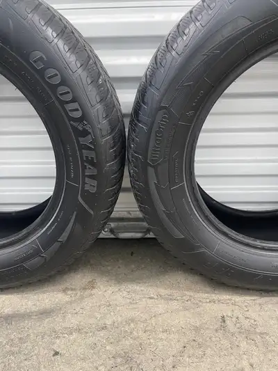 Pair2: 215/65R16 98T Goodyear - UltraGrip Performance Winter Tires. FIRM $100: Two Used Winter Tires...