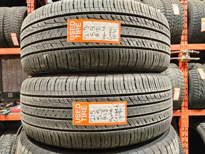 A pair of good used P215/55R18 Kumho Crugen HP71 install and balance $220 Loose purchase $85 each Tr...