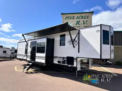 Forest River Cedar Creek Cottage Fifth Wheels destination fifth wheel 413FWC highlights: Front Livin...