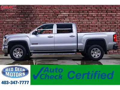 **ACCIDENT FREE - MECHANICALLY CERTIFIED** 106,279 KM This 2018 GMC Sierra 1500 4x4 Crew Cab SLE Kod...
