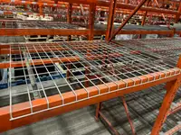 Used Wire mesh decks for pallet racking step beams 42" x 46"