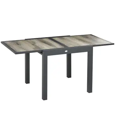 BNIB PRICE IS FIRM - Outsunny Patio Extendable Outdoor Dining Ta, View more