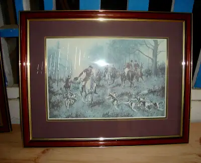 Fox Hunting Print -k, View more