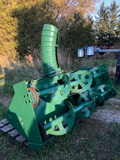 Welcome to Stoneage Equipment We have this working condition 7.5ft (7.5 foot) DA (Double Auger) Snow...
