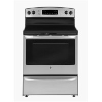 BRAND NEW STOVE GE SMOOTHTOP SELF CLEAN STAINLESS STEEL