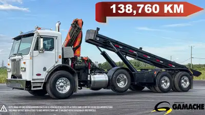 Heavy truck - # STOCK: PUB-417 2009 PETERBILT 320 CAMION PORTE CONTENEUR AVEC GRUE PALFINGER 2009 PE...