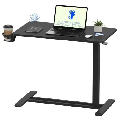 BRAND NEW - FLEXISPOT Adjustable Overbed Bedside Table with Whee, View more